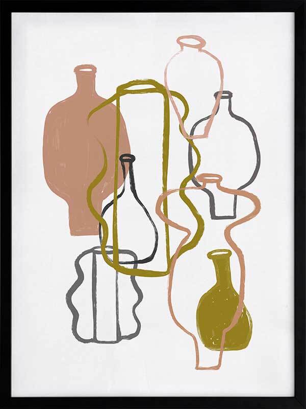 Open Air Market I Framed Art Print