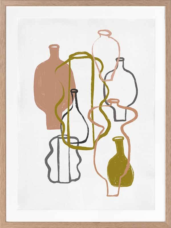 Open Air Market I Framed Art Print