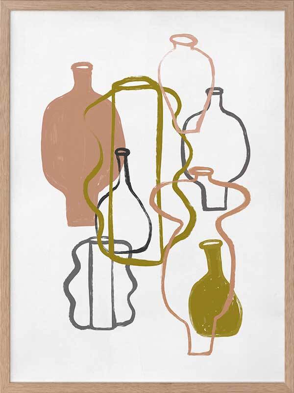 Open Air Market I Framed Art Print