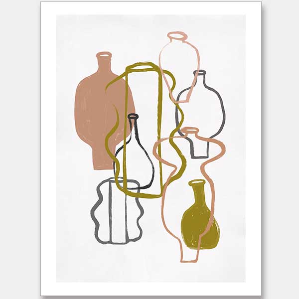 Open Air Market I Unframed Art Print