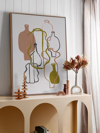 Open Air Market I Canvas Art Print | Lifestyle