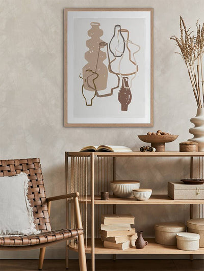 Open Air Market II Framed Art Print | Lifestyle