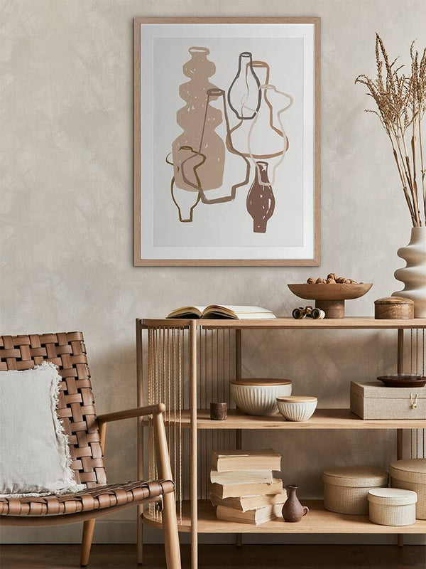 Open Air Market II Framed Art Print | Lifestyle