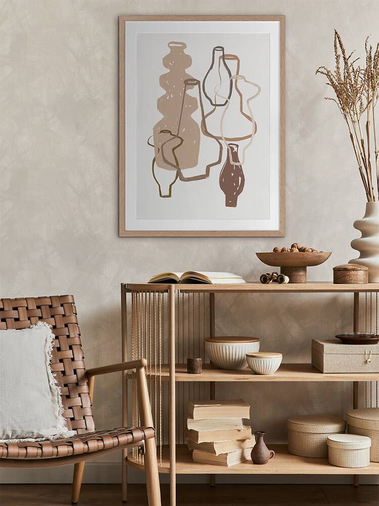 Open Air Market II Framed Art Print | Lifestyle