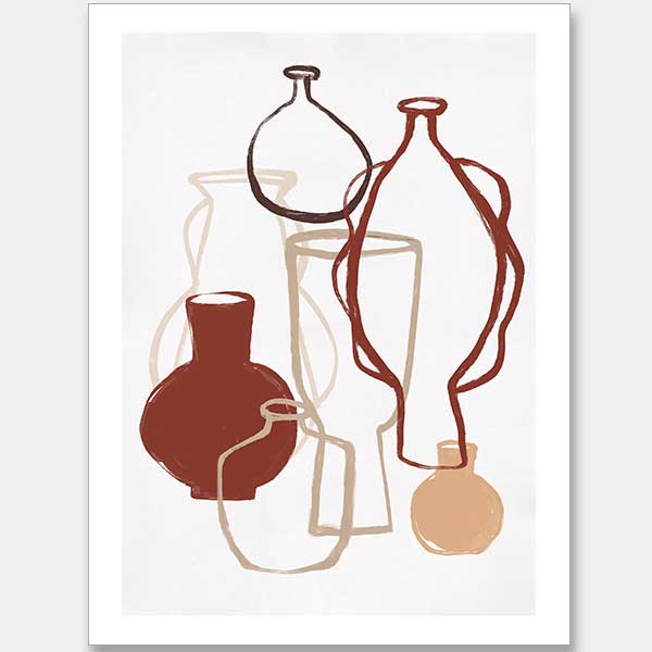 Open Air Market III Unframed Art Print