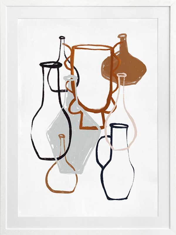 Open Air Market IV Framed Art Print 