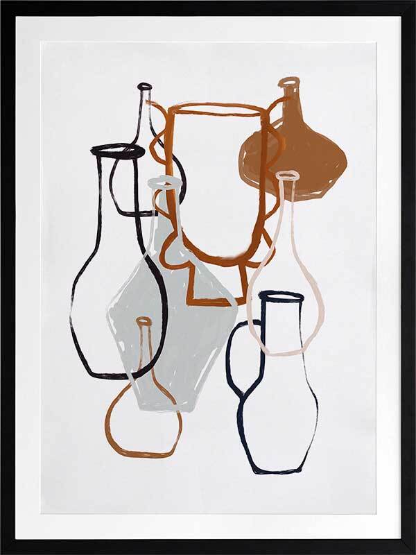 Open Air Market IV Framed Art Print 