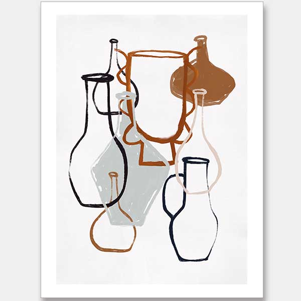 Open Air Market IV Unframed Art Print 