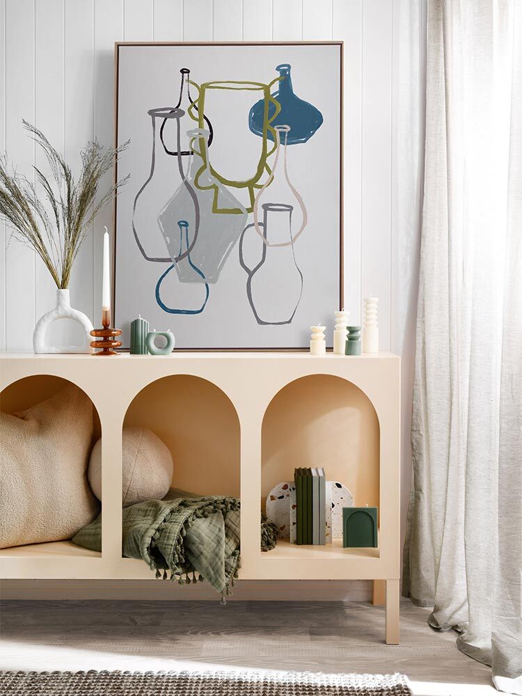 Open Air Market V Canvas Art Print | Lifestyle