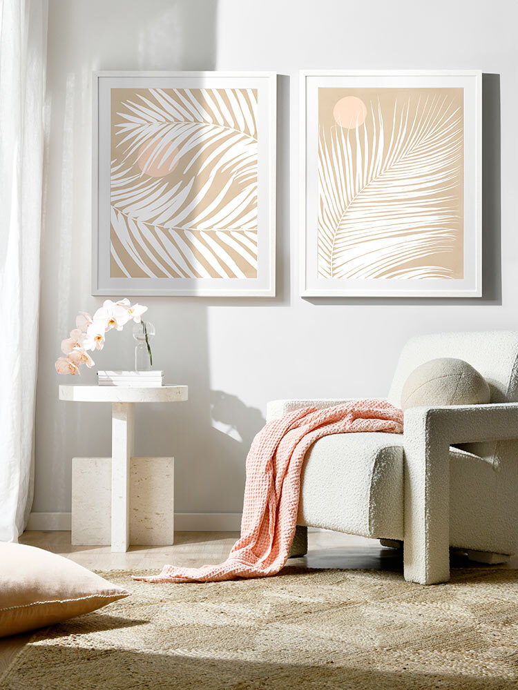 Under the Moonlight I Sand Framed Art Print | Lifestyle