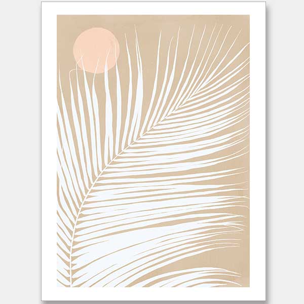 Under the Moonlight I Sand Unframed Art Print