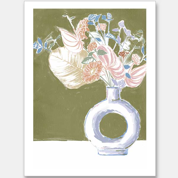Villa Bloom I Unframed Art Print