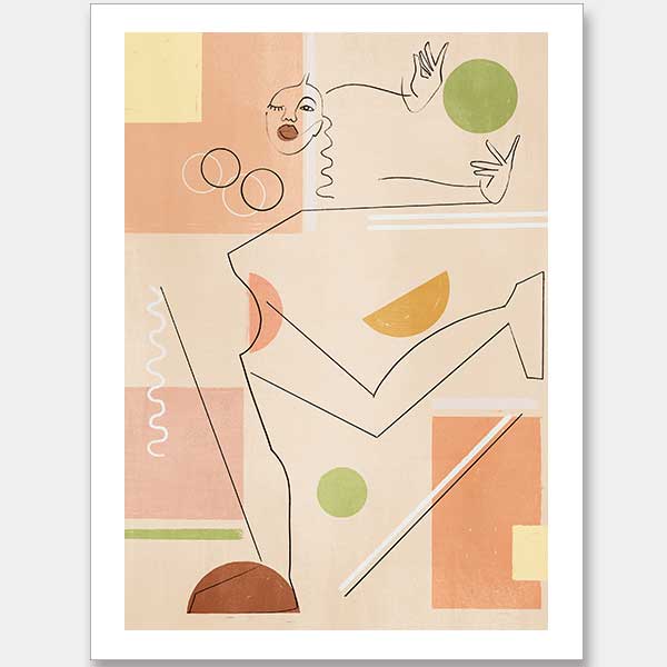 Dancer Unframed Art Print
