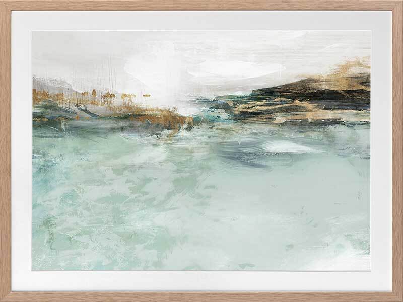 Sea of Green Framed Art Print