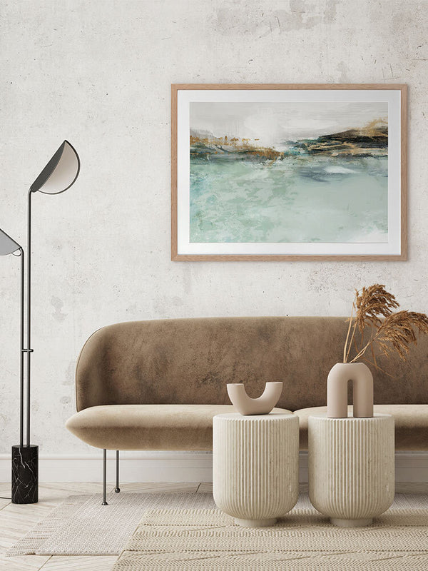 Sea of Green Framed Art Print | Lifestyle