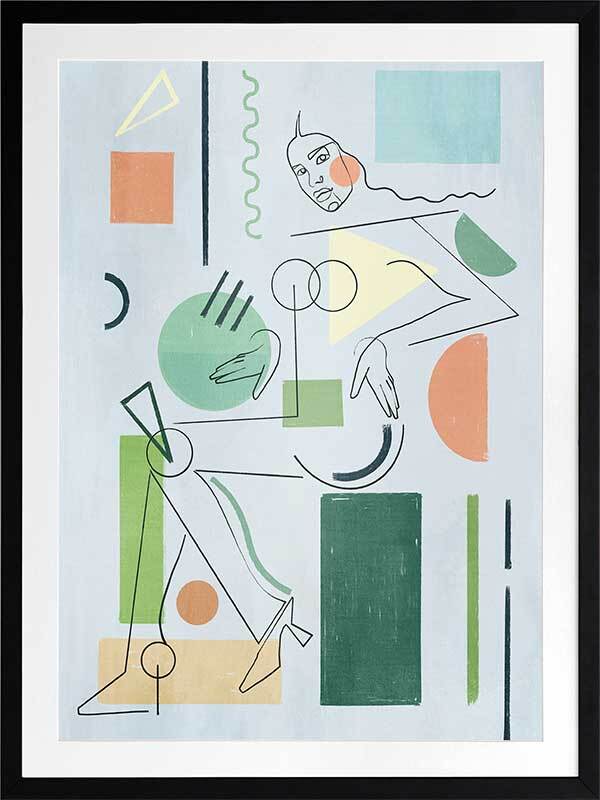 La Dame Framed Art Print