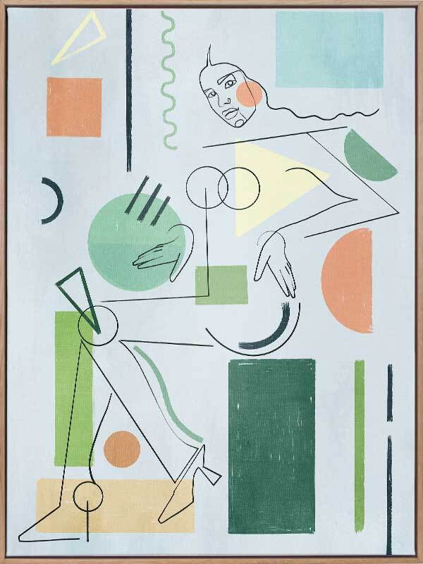 La Dame Canvas Art Print