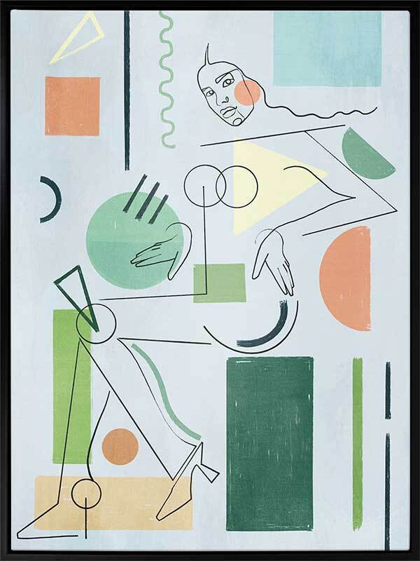 La Dame Canvas Art Print