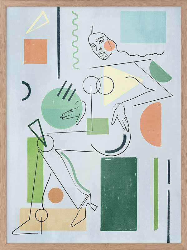 La Dame Framed Art Print