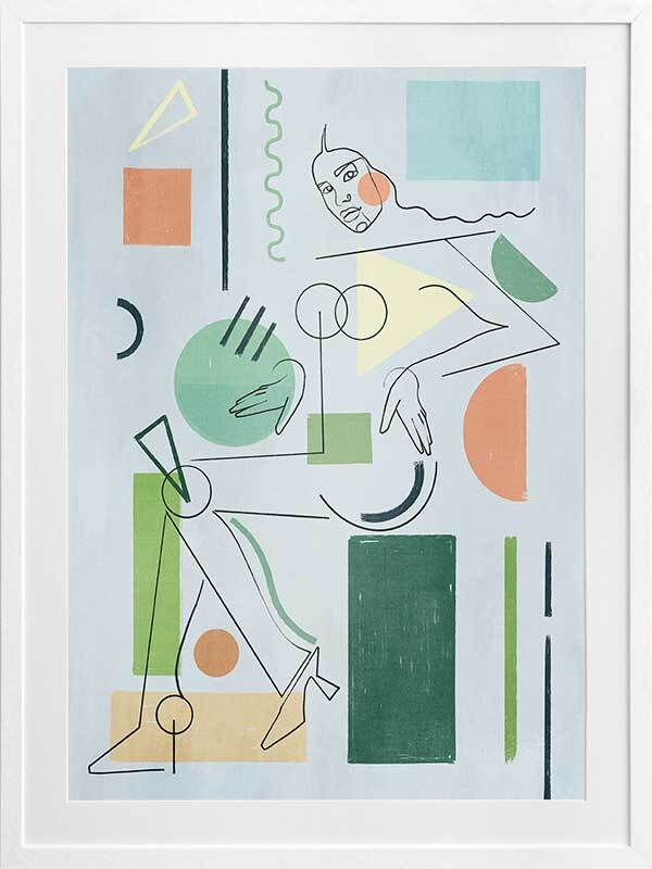 La Dame Framed Art Print