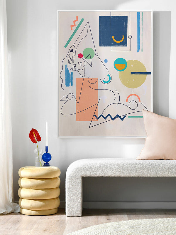 Self Portrait Canvas Art Print | Lifestyle