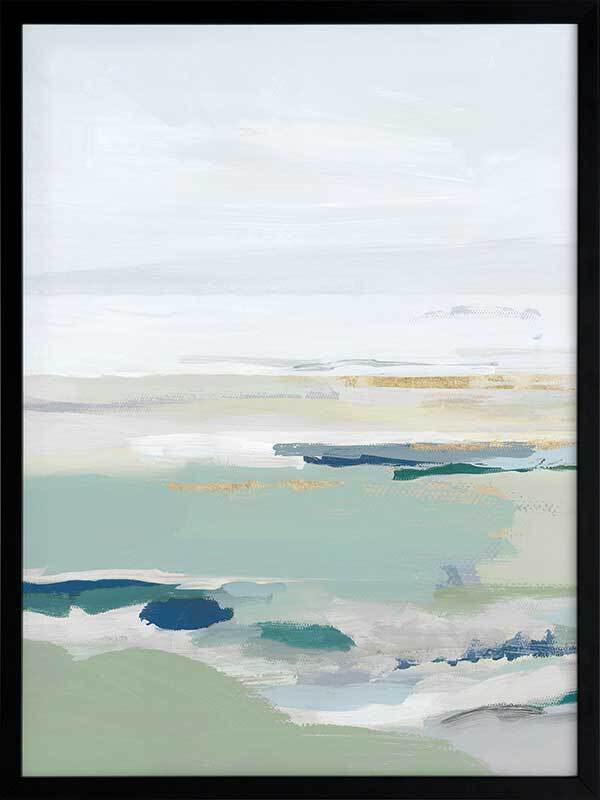 Burbank Blue I Framed Art Print