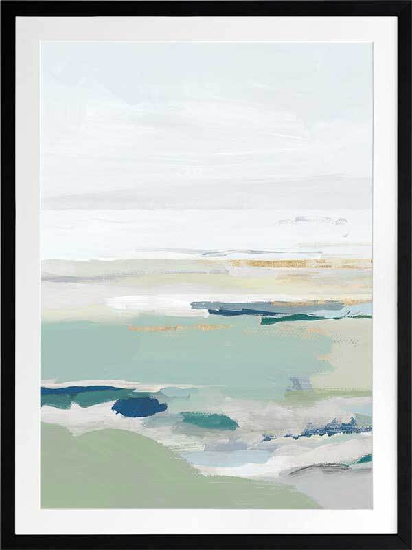 Burbank Blue I Framed Art Print