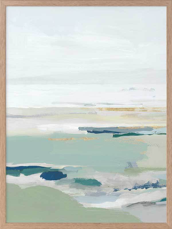 Burbank Blue I Framed Art Print