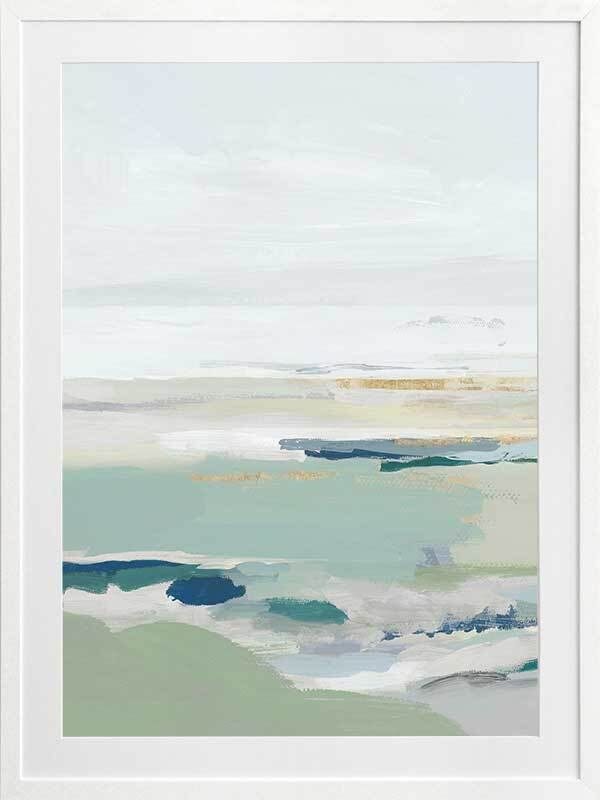 Burbank Blue I Framed Art Print