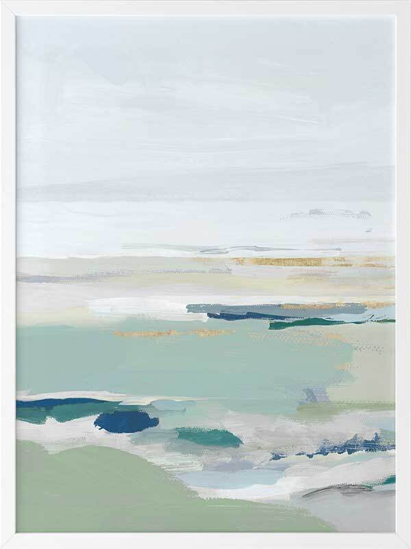 Burbank Blue I Framed Art Print