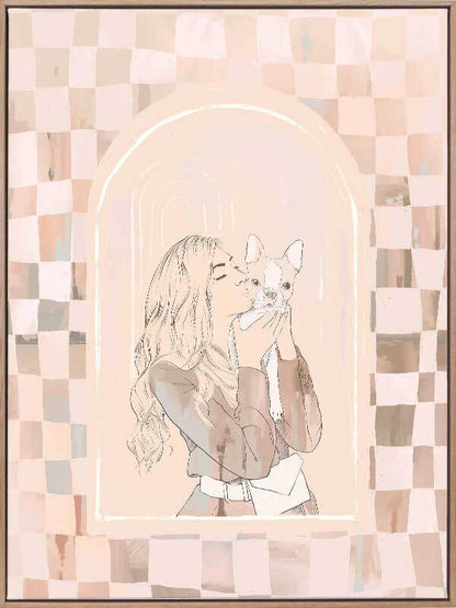 Kisses Canvas Art Print