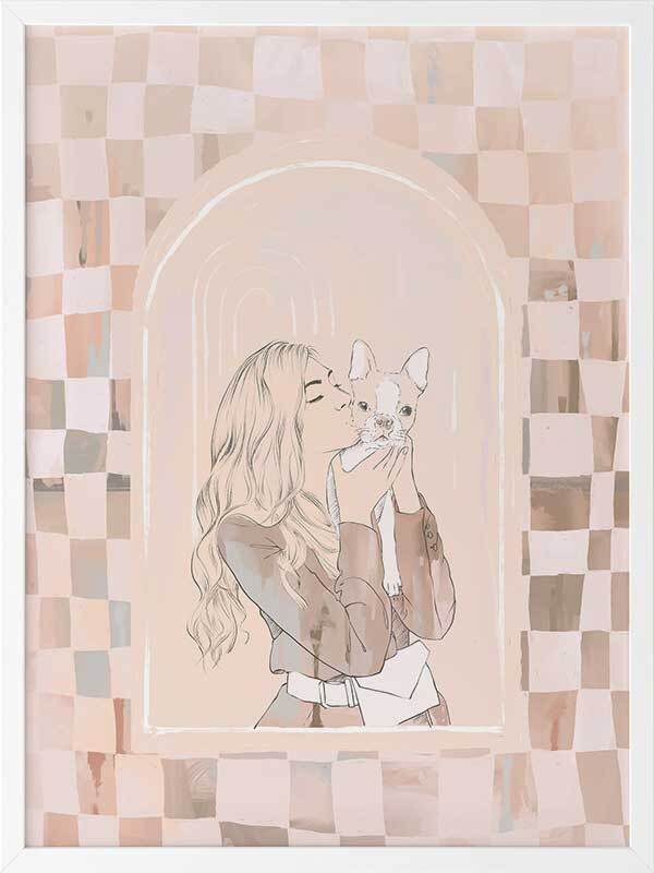 Kisses Framed Art Print