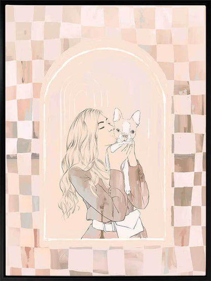 Kisses Canvas Art Print