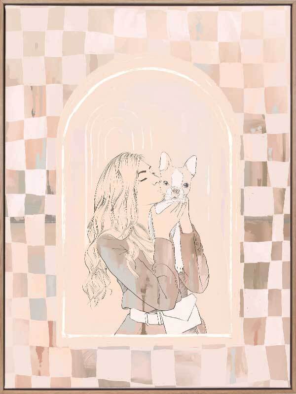 Kisses Canvas Art Print