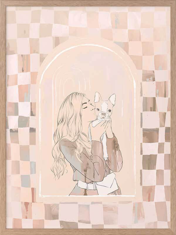 Kisses Framed Art Print