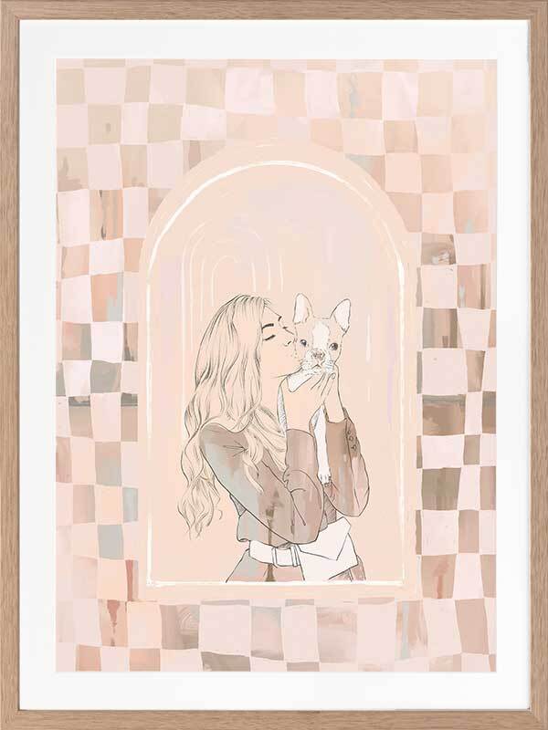 Kisses Framed Art Print