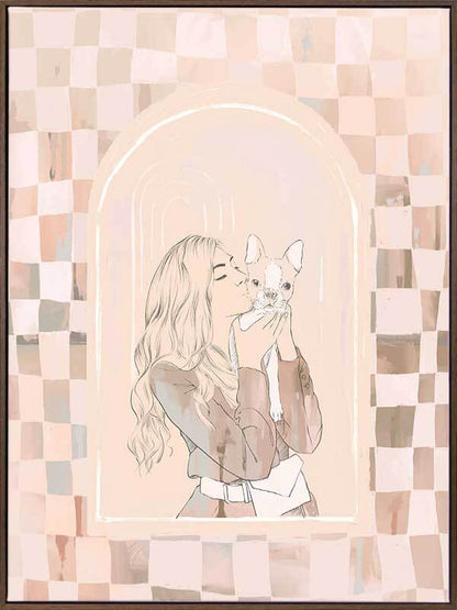 Kisses Canvas Art Print