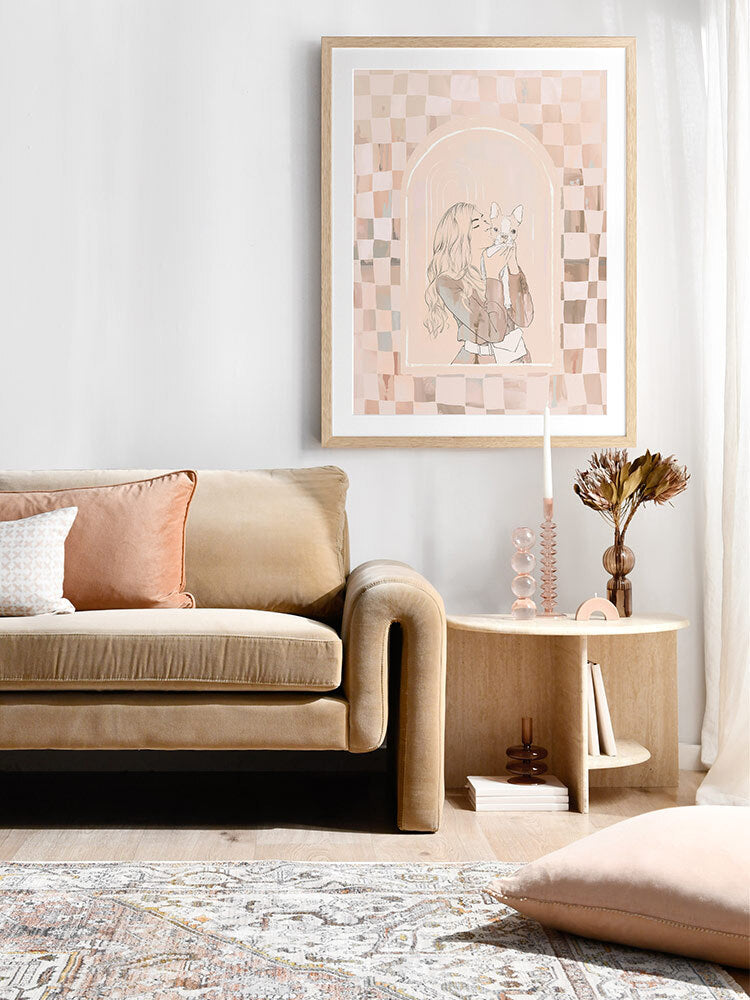 Kisses Framed Art Print | Lifestyle