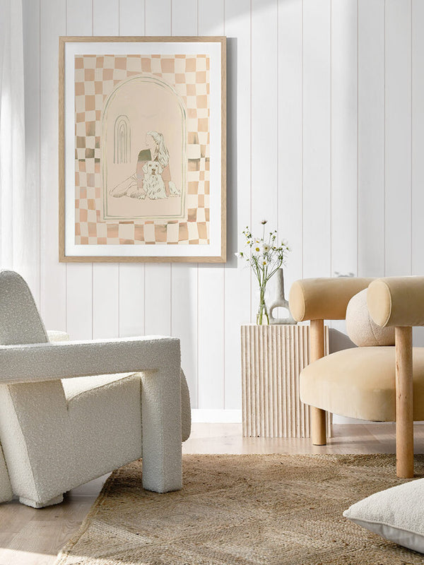 Best Friend Framed Art Print | Lifestyle