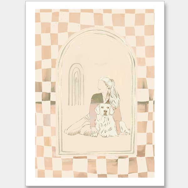 Best Friend Unframed Art Print