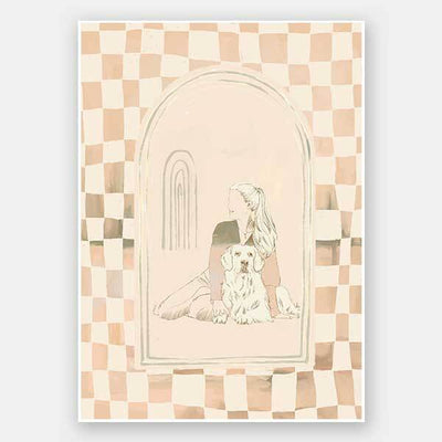 Best Friend Unframed Art Print