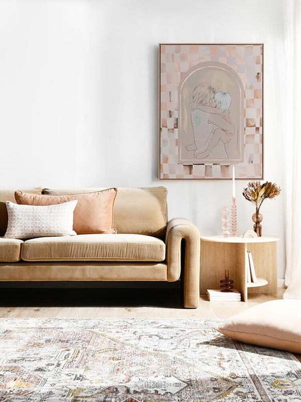 Cuddles Canvas Art Print | Lifestyle