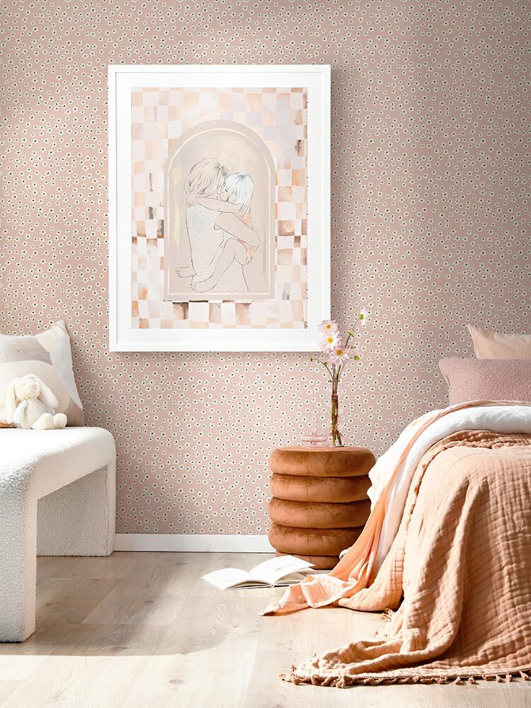 Cuddles Framed Art Print | Lifestyle