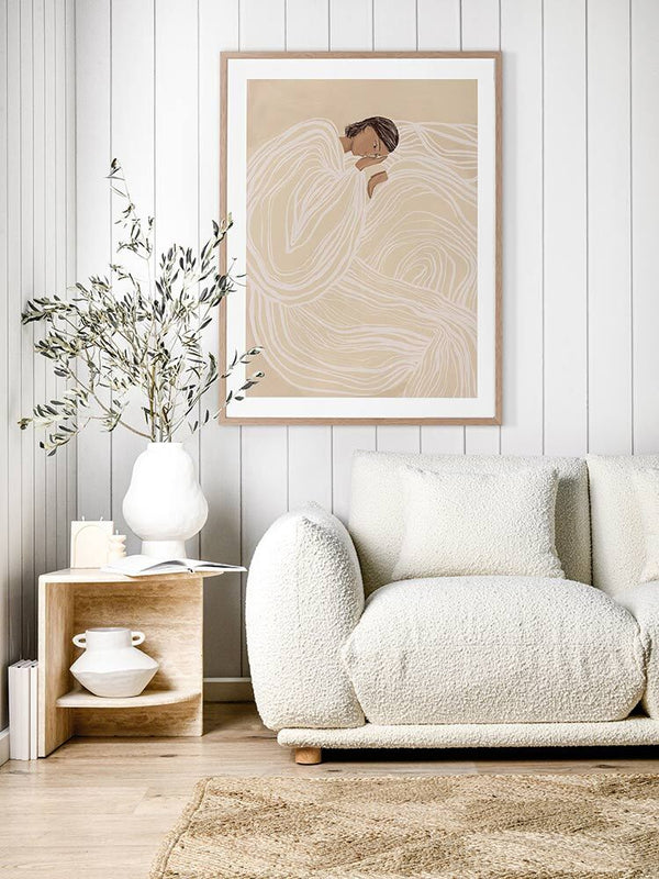 Delilah Dancing Framed Art Print | Lifestyle
