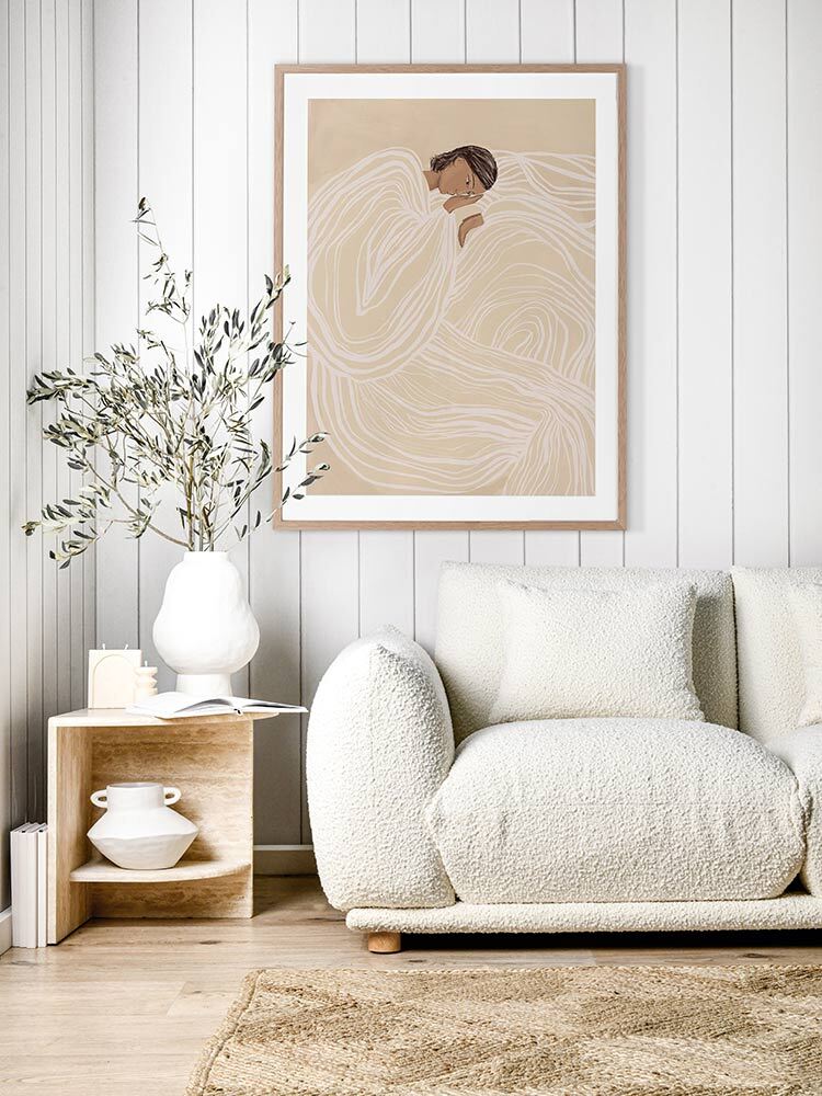 Delilah Dancing Framed Art Print | Lifestyle