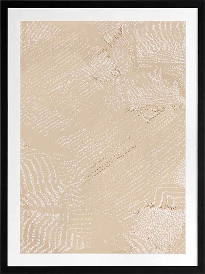 Sandstorm Clay Framed Art Print