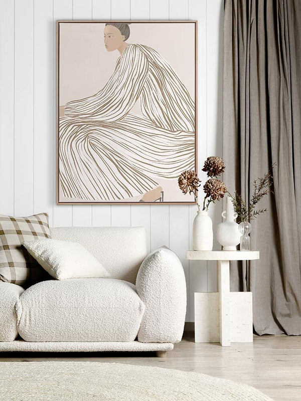 Delilah Dazzling Canvas Art Print | Lifestyle