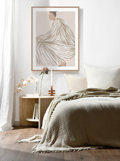 Delilah Dazzling Framed Art Print | Lifestyle