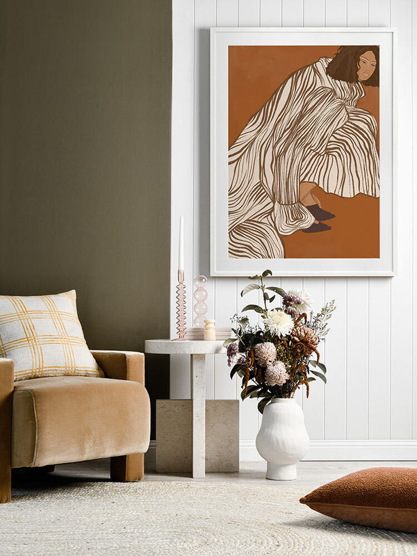 Delilah Divine Framed Art Print | Lifestyle