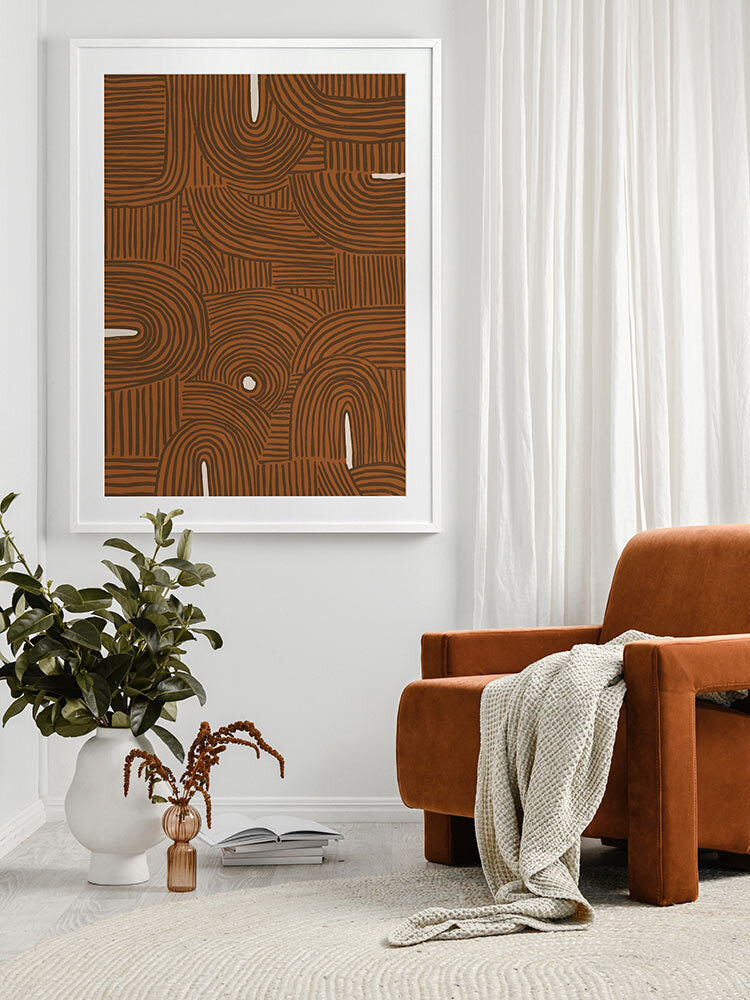 Pathways Framed Art Print | Lifestyle